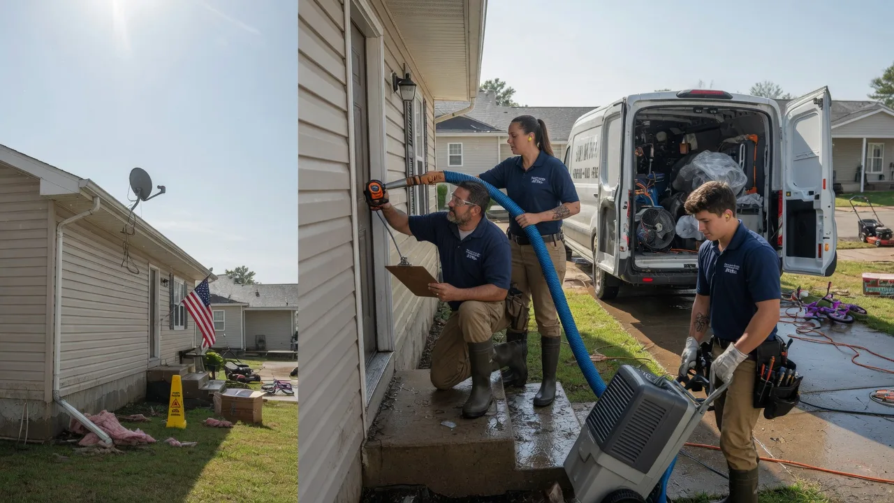 Ceiling Water Damage Restoration in Wingate, TX near me